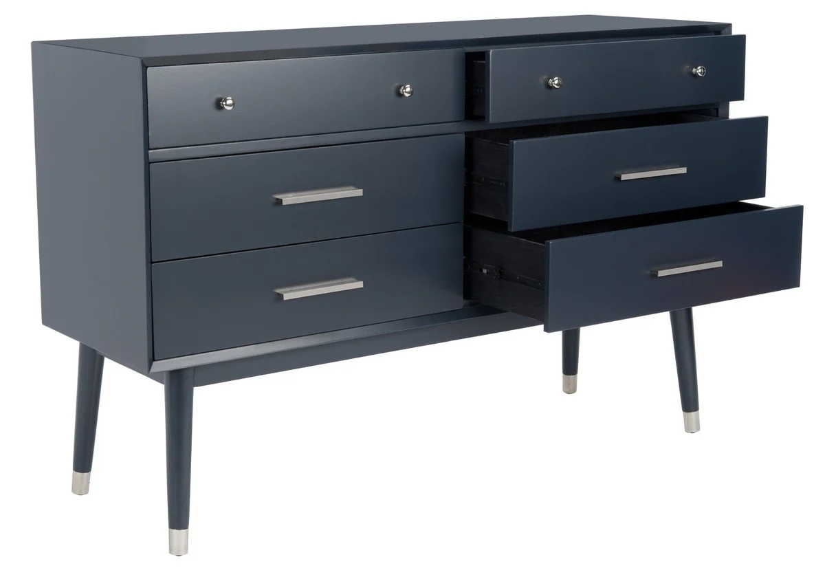Safavieh Madden Retro Dresser - Navy and Silver - Image 3