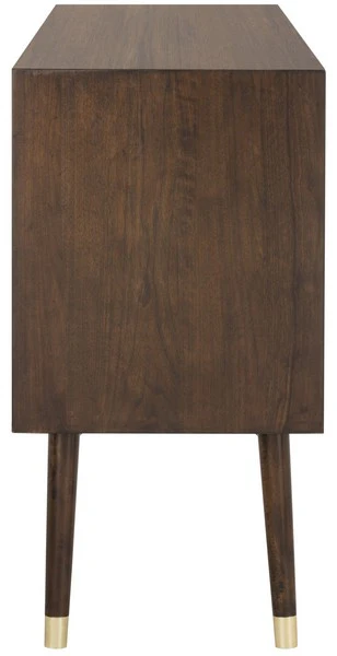 Safavieh Madden Retro Dresser - Walnut and Brass - Image 4