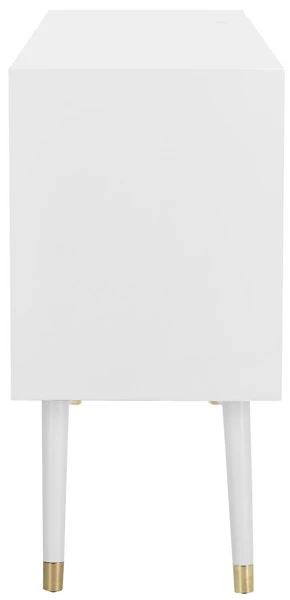 Safavieh Madden Retro Dresser - White and Brass - Image 5