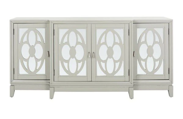Safavieh Madeleine Mirrored Sideboard - Gray - Image 2
