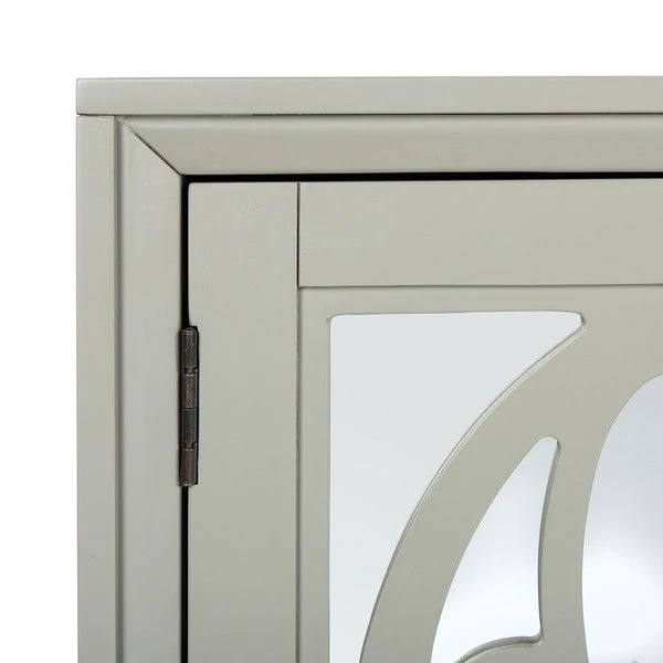 Safavieh Madeleine Mirrored Sideboard - Gray - Image 4