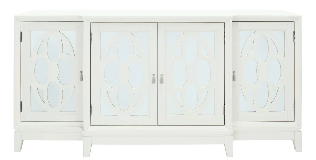 Safavieh Madeleine Mirrored Sideboard - White - Image 2