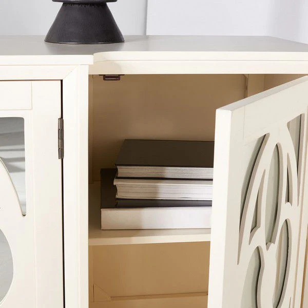 Safavieh Madeleine Mirrored Sideboard - White - Image 3