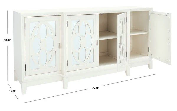 Safavieh Madeleine Mirrored Sideboard - White - Image 5
