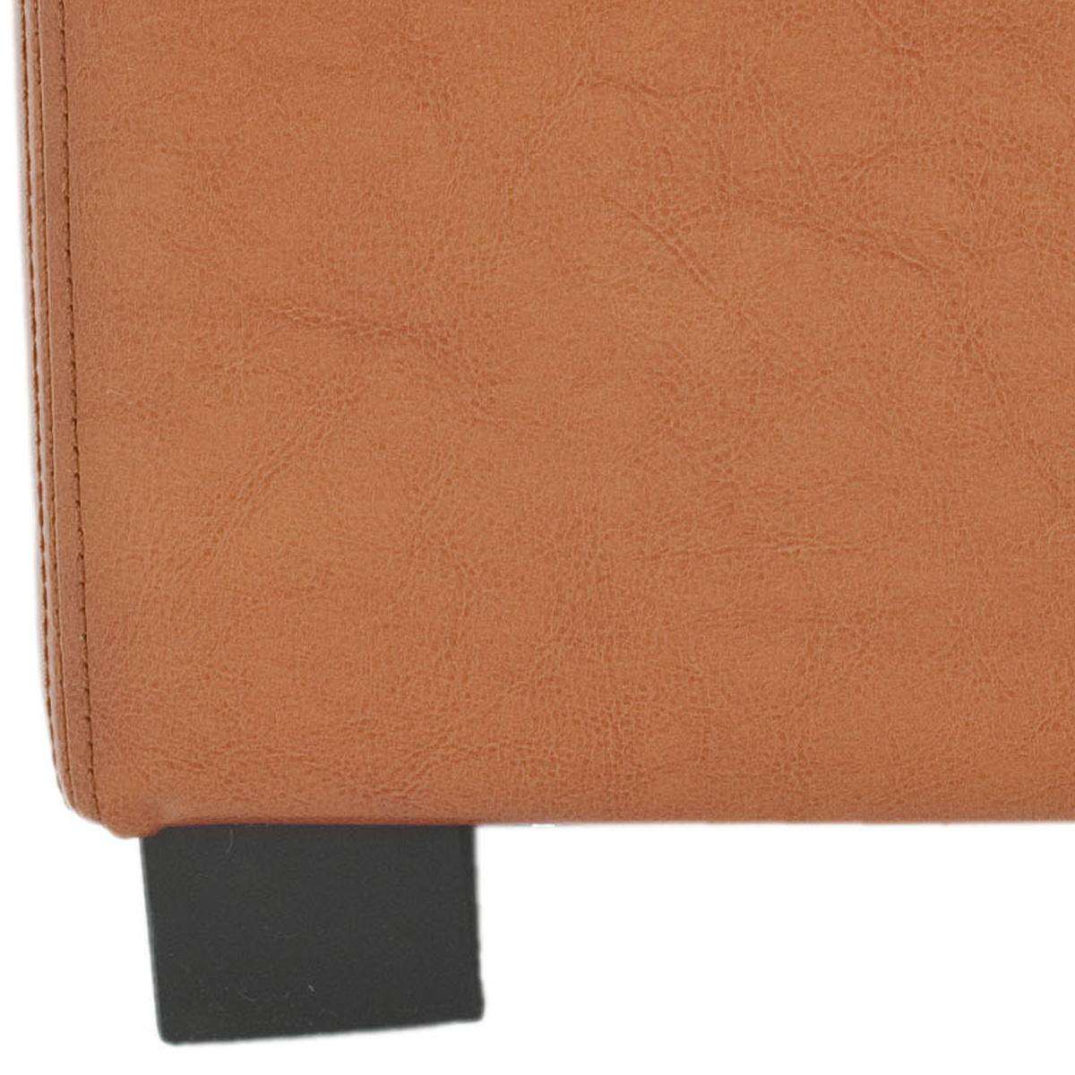 Safavieh Madison Square Ottoman - Saddle - Image 3