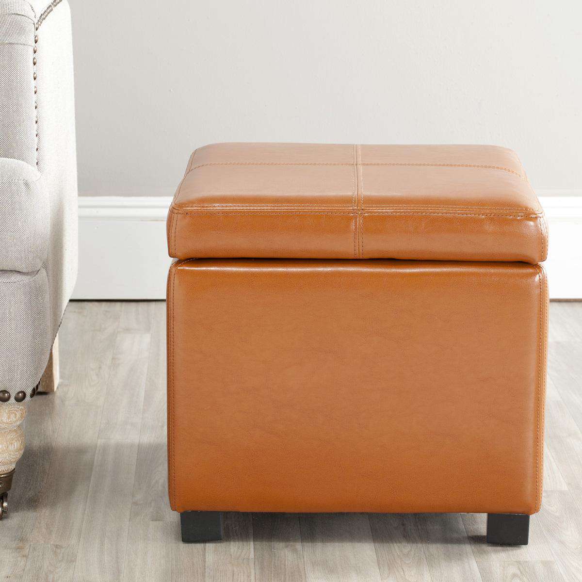 Safavieh Madison Square Ottoman - Saddle - Image 4