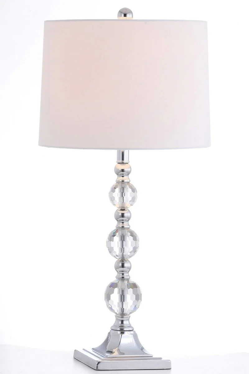 Safavieh Maeve 28-Inch H Crystal Ball Lamp Set Of 2 - Clear - Image 3