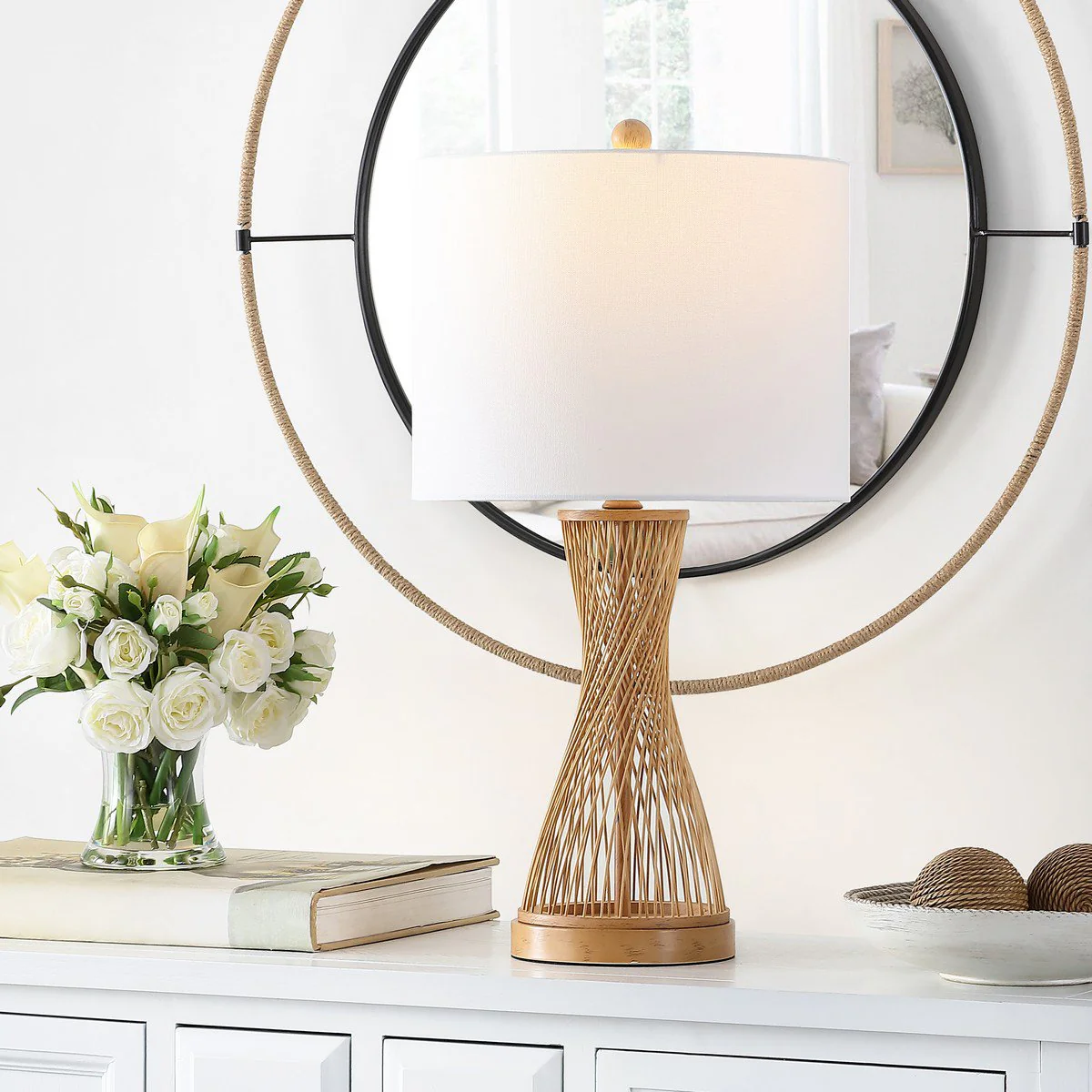 Safavieh Magnus Bamboo Table Lamp - Natural - Image 3