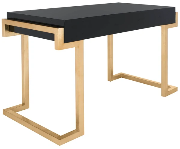 Safavieh Maia 2-Drawer Desk - Black - Image 5