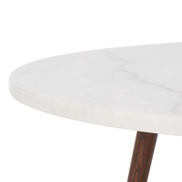 Safavieh Maja Round Marble Coffee Table - Marble - Image 2