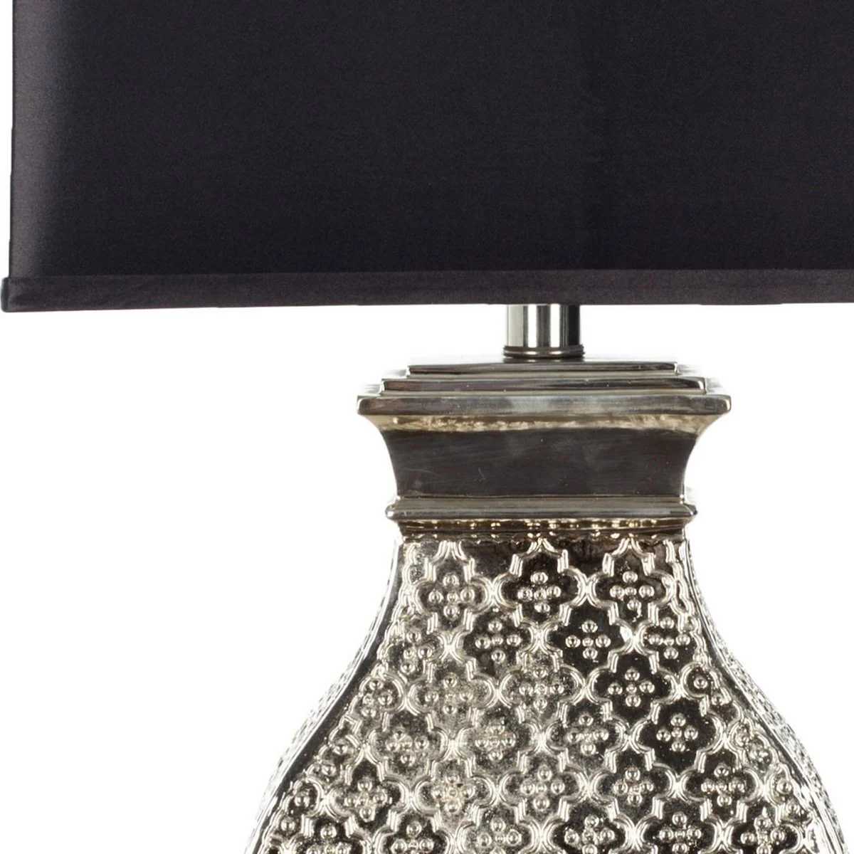 Safavieh Malaga 29-Inch H Silver Table Lamp Set Of 2 - Antique Silver - Image 3