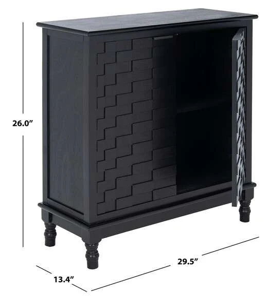 Safavieh Malcolm 2 Door Sideboard - Black - Image 3