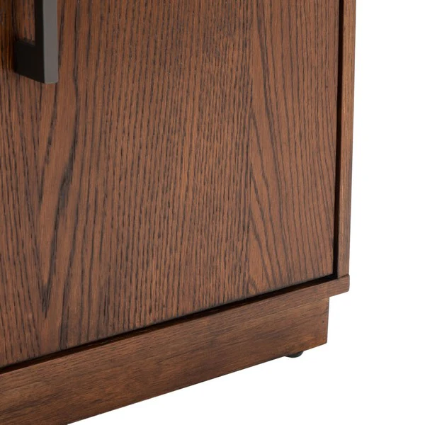Safavieh Mallory 4 Door Media Stand - Dark Brown - Image 5