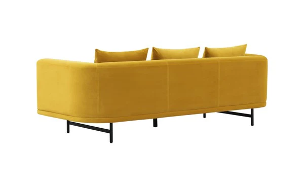 Safavieh Marcy Velvet Sofa - Chartreuse - Image 3