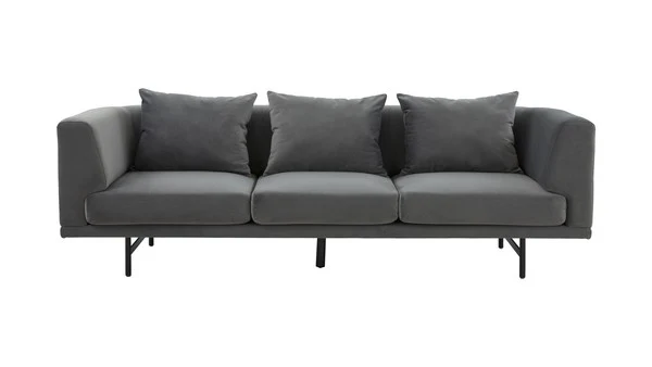Safavieh Marcy Velvet Sofa - Gray - Image 2