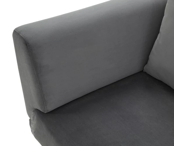 Safavieh Marcy Velvet Sofa - Gray - Image 5