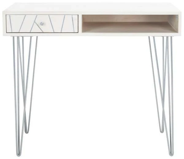 Safavieh Marigold Desk - White Wash - Image 2