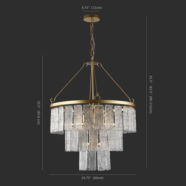 Safavieh Marjory 3 Tier Chandelier - Gold - Image 3