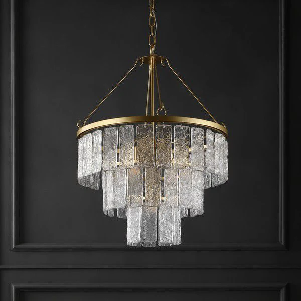 Safavieh Marjory 3 Tier Chandelier - Gold - Image 5