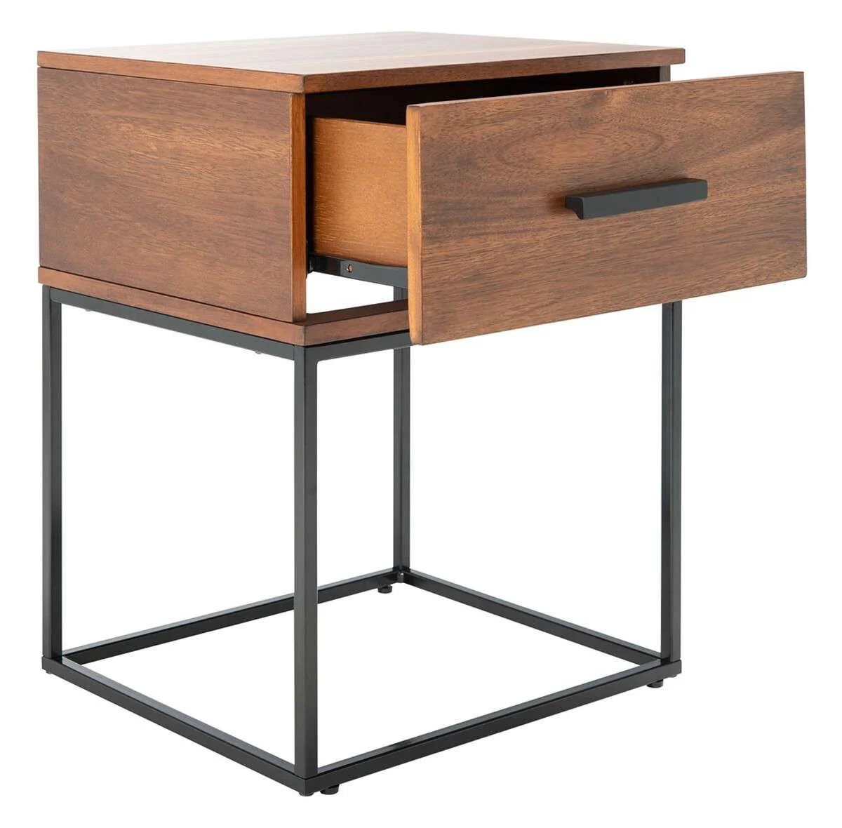 Safavieh Marquise 1 Drawer Nighstand - Brown - Image 2