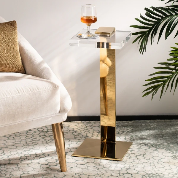 Safavieh Mars Acryllic Drink Table - Clear - Image 5