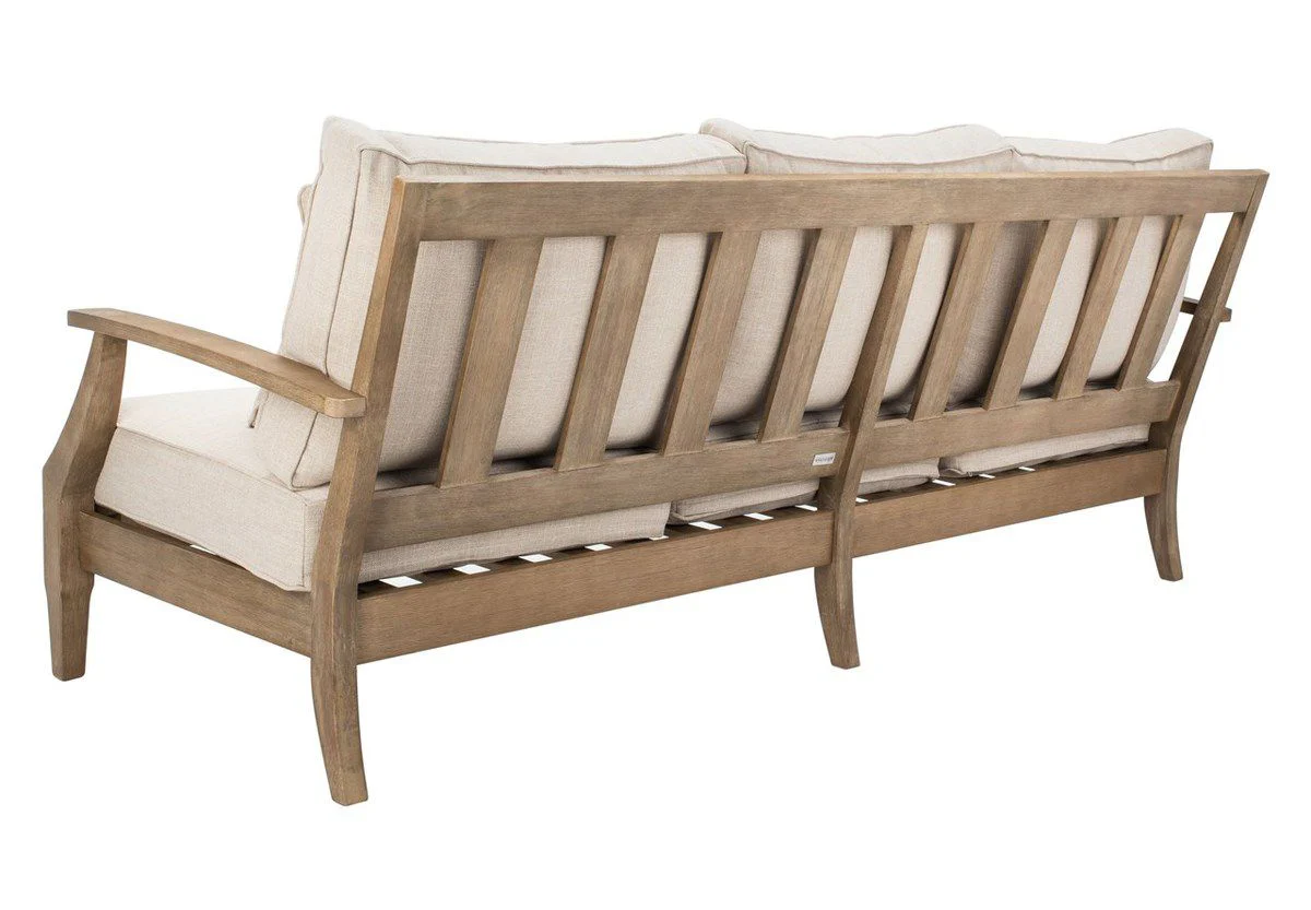 Safavieh Martinique Wood Patio Sofa - Natural - Image 5