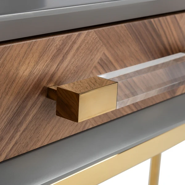 Safavieh Marty Modern Desk - Gray - Image 4