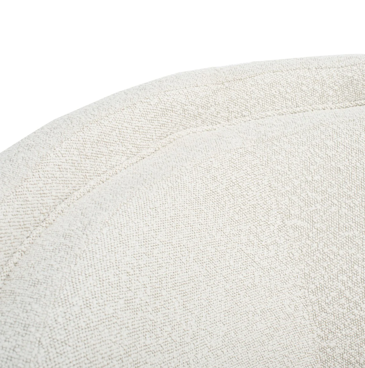 Safavieh Maryssa Curved Back Upholstered Fabric Sofa - Ivory - Image 4