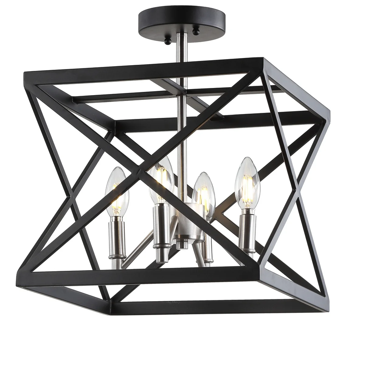 Safavieh Matias Flush Mount - Black - Image 3