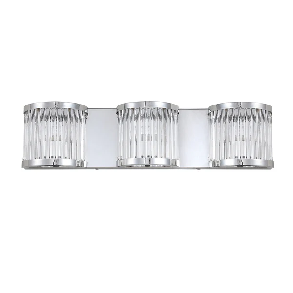 Safavieh Maverick Three Light Wall Sconce - Chrome - Image 2