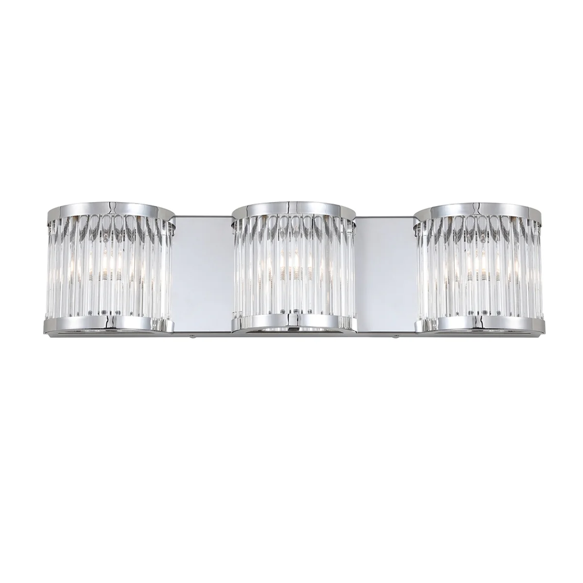 Safavieh Maverick Three Light Wall Sconce - Chrome - Image 3