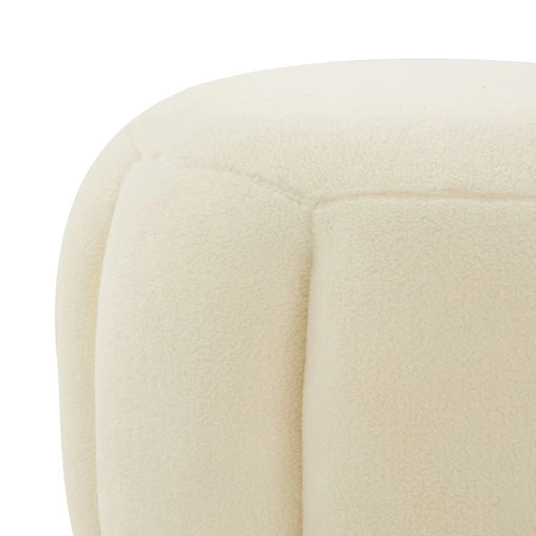 Safavieh Maxine Channel Tufted Otttoman - Creme - Image 4
