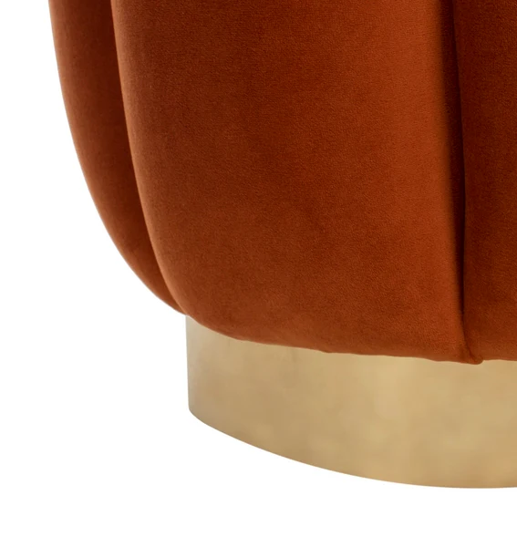Safavieh Maxine Channel Tufted Otttoman - Sienna - Image 5