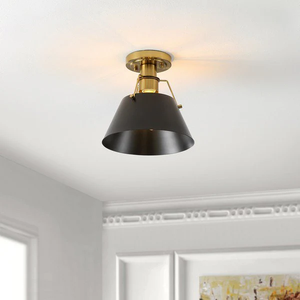 Safavieh Mazelle Flush Mount - Brass - Image 3