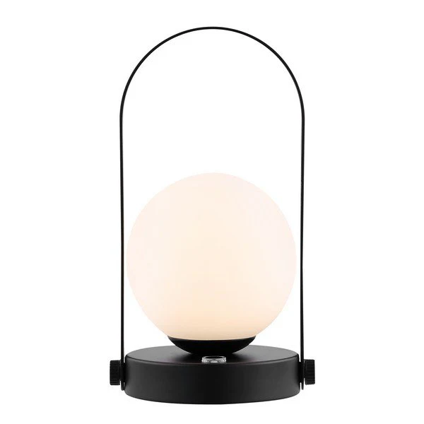 Safavieh Meira, 10 Inch, Black, Iron, Rechargeable Led Table Lamp? - Black Iron - Image 2