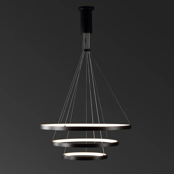 Safavieh Meranda 3 Tier Chandelier - Black - Image 2