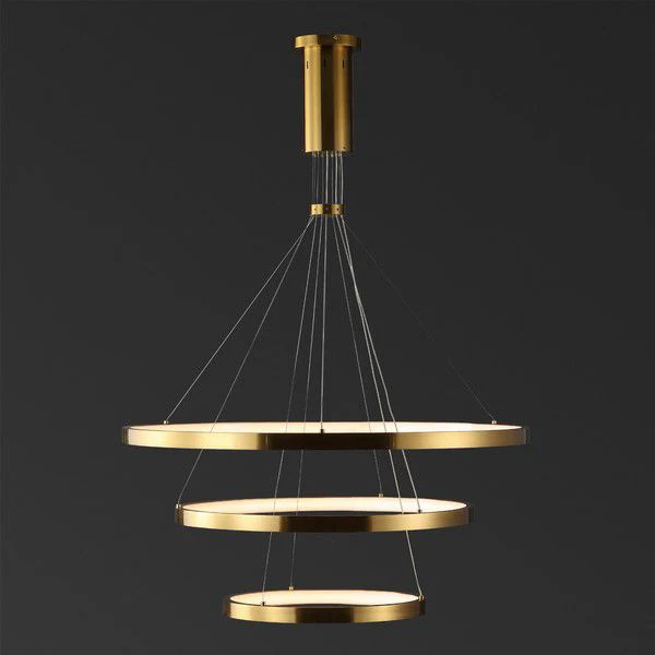 Safavieh Meranda 3 Tier Chandelier - Gold - Image 2