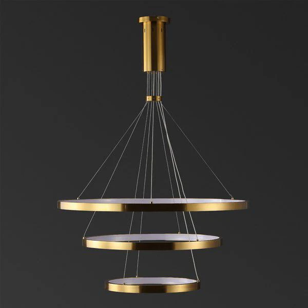 Safavieh Meranda 3 Tier Chandelier - Gold - Image 3