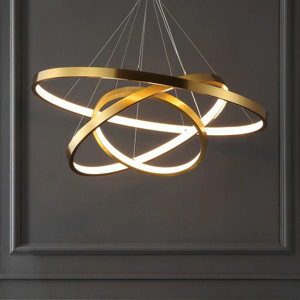 Safavieh Meranda 3 Tier Chandelier - Gold - Image 5