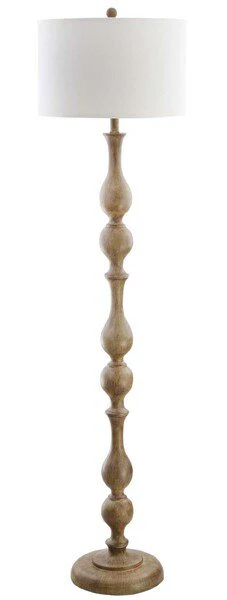 Safavieh Merrigan Ginkgo Leaf Floor Lamp - Gold Leaf - Image 4