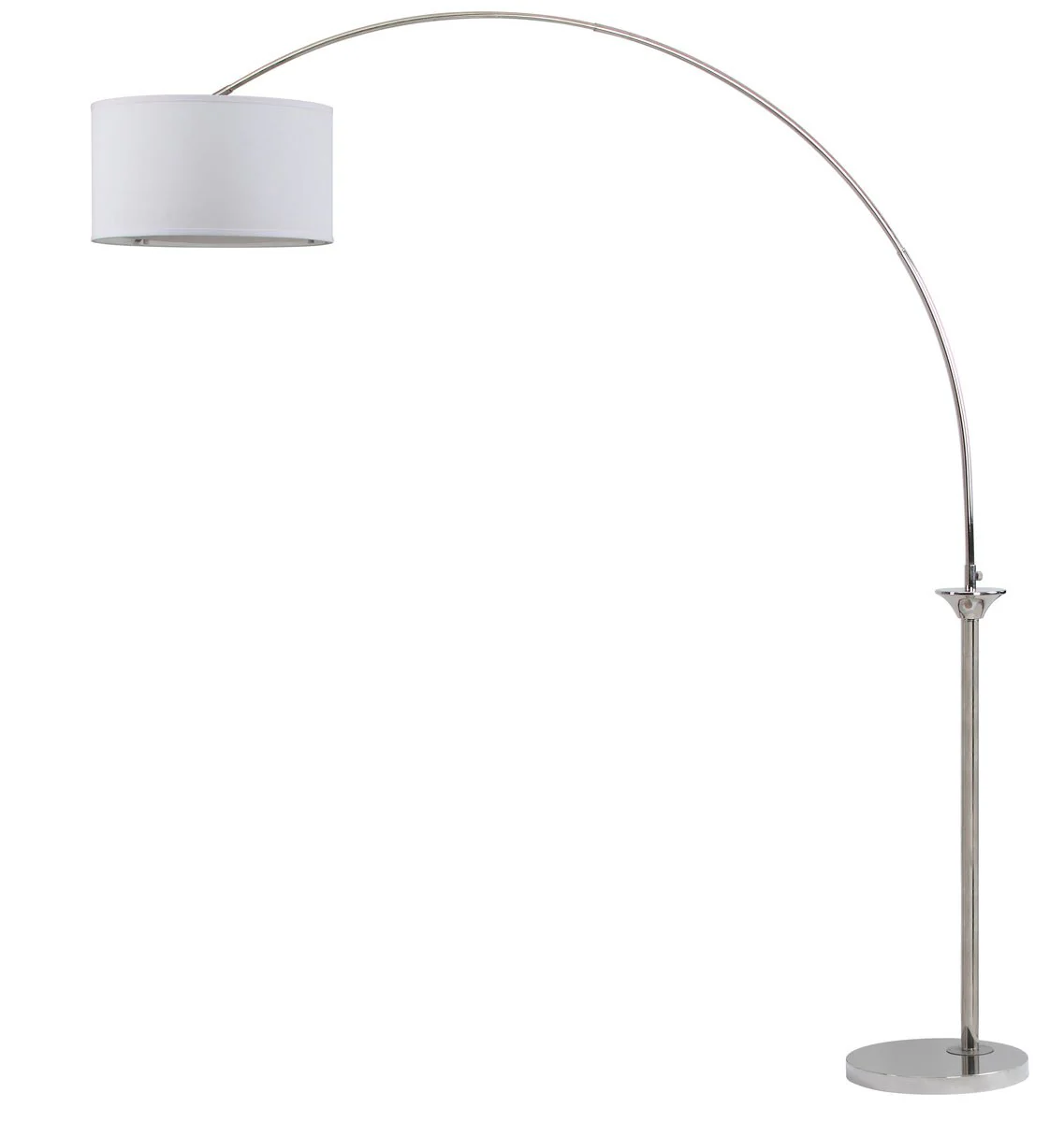Safavieh Mira 84-Inch H Arc Floor Lamp - Shine Nickel - Image 2