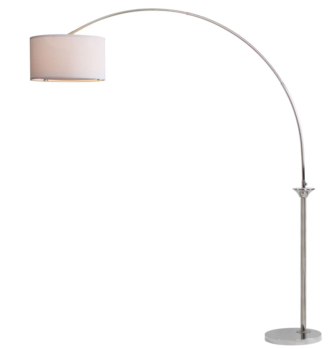 Safavieh Mira 84-Inch H Arc Floor Lamp - Shine Nickel - Image 3