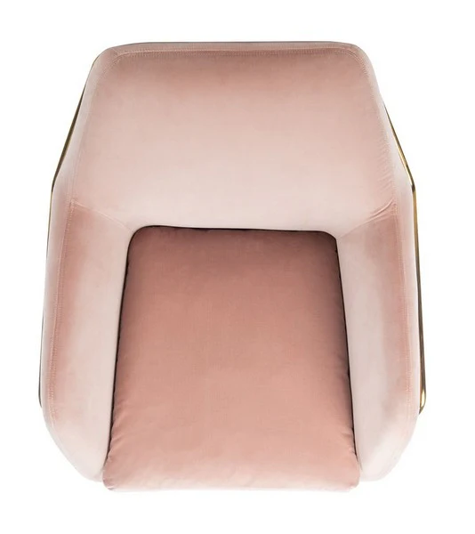 Safavieh Misty Metal Frame Accent Chair - Blush - Image 5