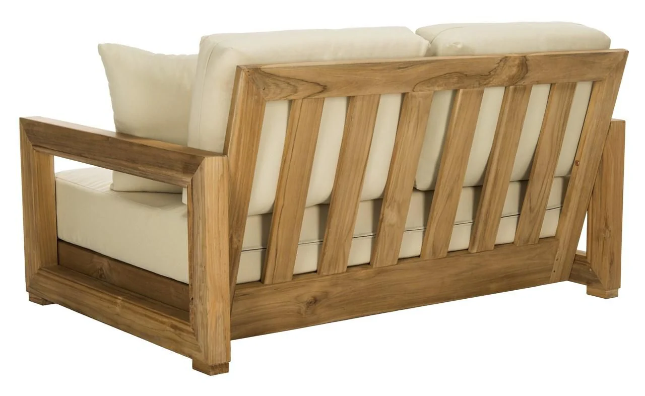 Safavieh Montford 2-Seat Bench - Teak Brown - Image 5
