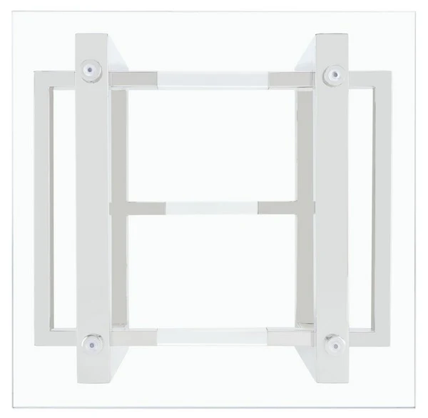 Safavieh Montrelle Acrylic Accent Table - Silver - Image 3