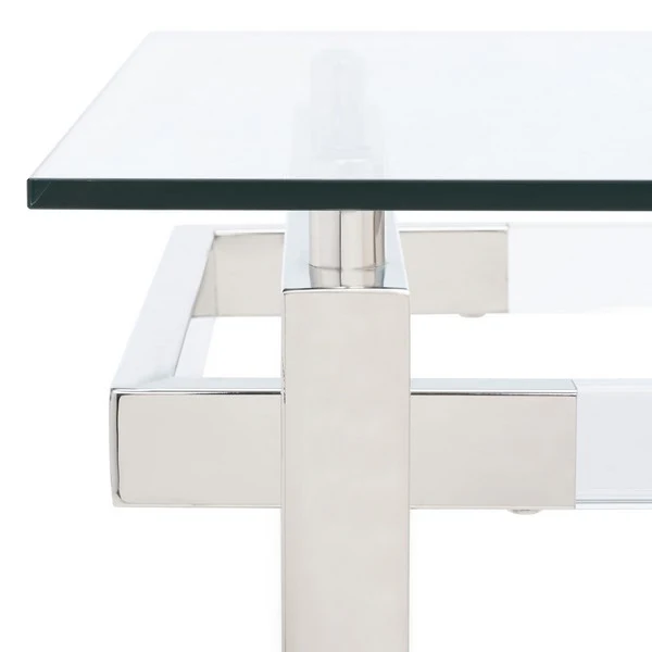 Safavieh Montrelle Acrylic Accent Table - Silver - Image 5