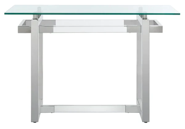 Safavieh Montrelle Acrylic Console Table - Silver - Image 2