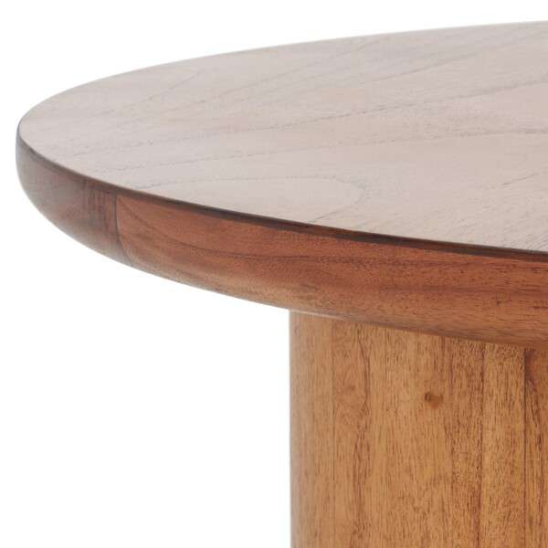 Safavieh Mork 3 Leg Round Coffee Table - Natural - Image 2