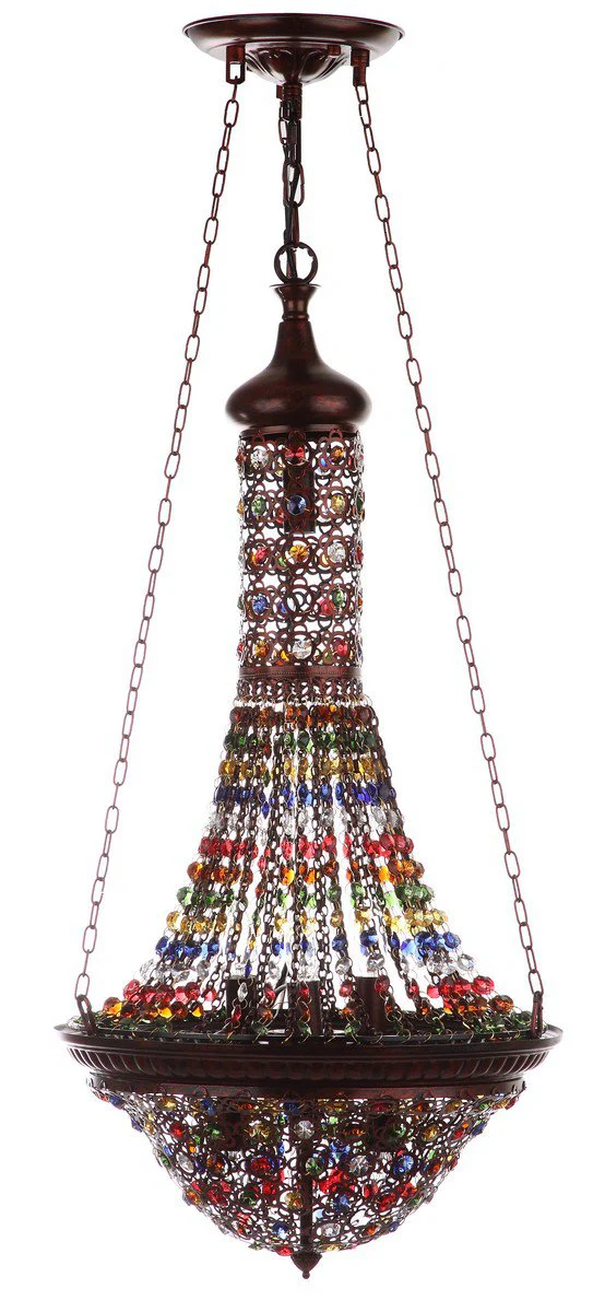 Safavieh Moroccan Gentle 15.25-Inch Dia Pendant Lamp - Dark Bronze - Image 2