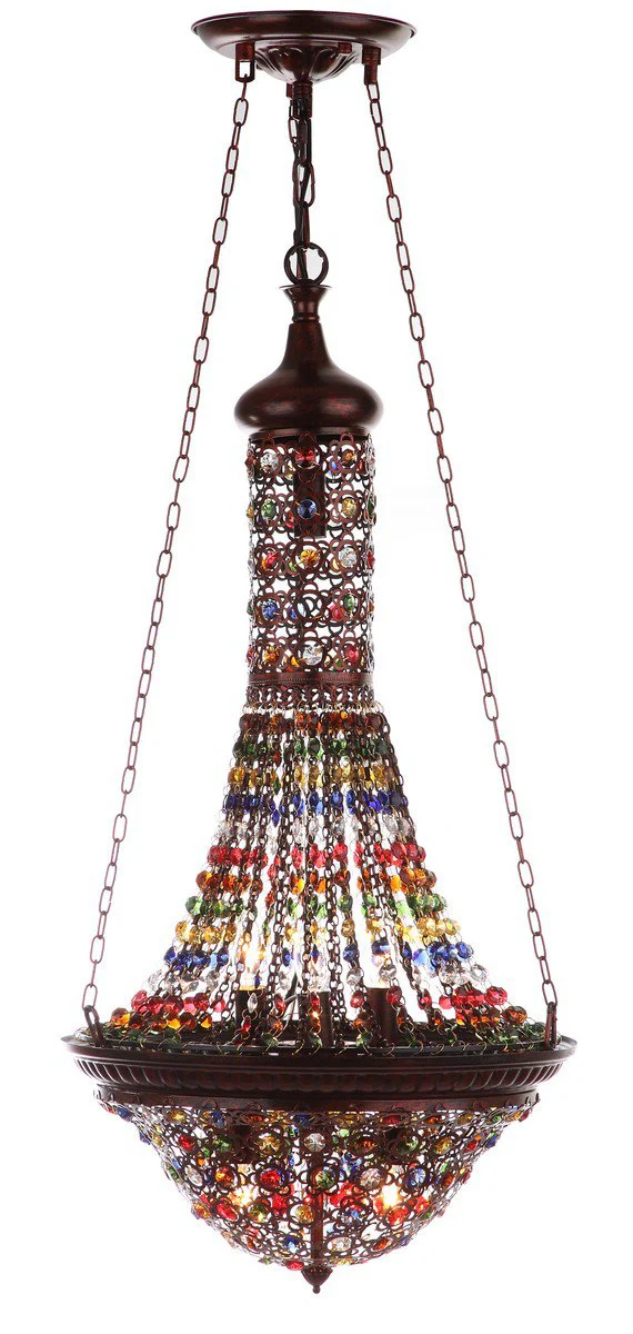 Safavieh Moroccan Gentle 15.25-Inch Dia Pendant Lamp - Dark Bronze - Image 3